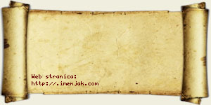 Nevena Perunović vizit kartica